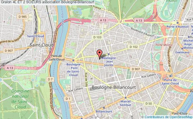 plan association 4l Et 2 Soeurs Boulogne-Billancourt