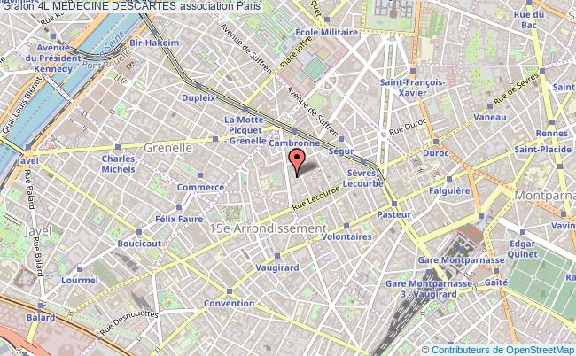 plan association 4l Medecine Descartes Paris