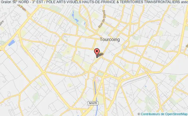 plan association 50° Nord - 3° Est / PÔle Arts Visuels Hauts-de-france & Territoires Transfrontaliers Tourcoing