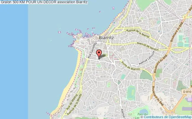plan association 500 Km Pour Un DÉcor Biarritz