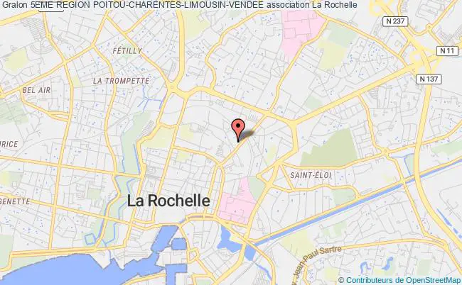 plan association 5eme Region Poitou-charentes-limousin-vendee La    Rochelle