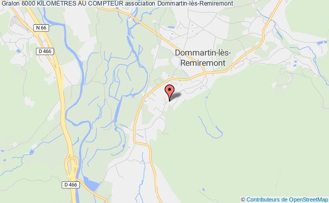 plan association 6000 KilomÈtres Au Compteur Dommartin-lès-Remiremont