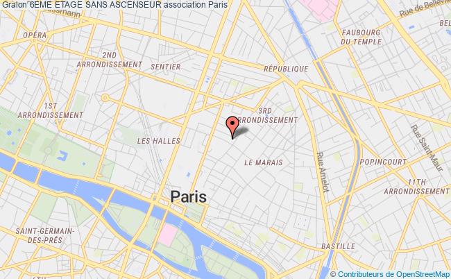 plan association 6eme Etage Sans Ascenseur PARIS