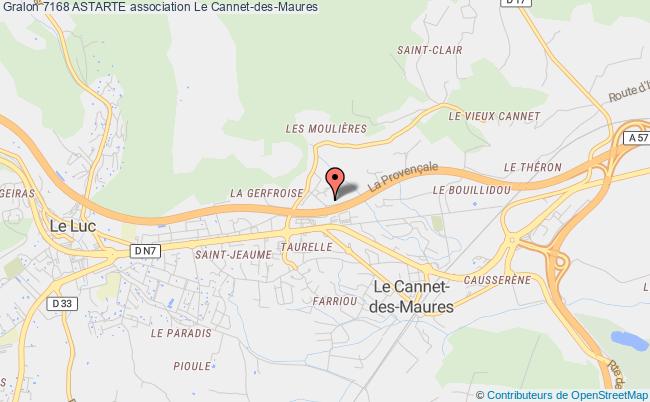 plan association 7168 Astarte Cannet-des-Maures