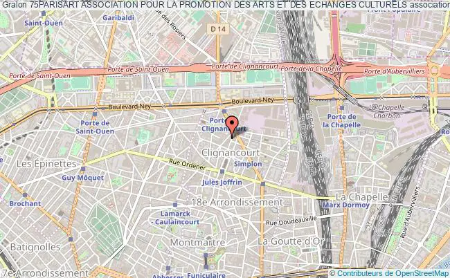 plan association 75parisart Association Pour La Promotion Des Arts Et Des Echanges Culturels Paris