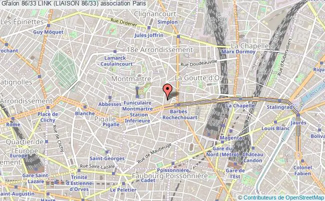plan association 86/33 Link (liaison 86/33) Paris