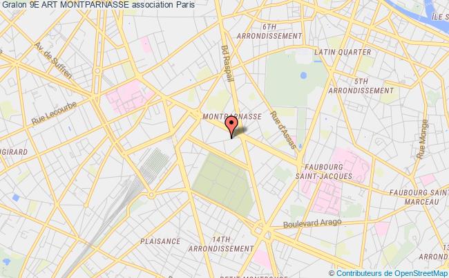 plan association 9e Art Montparnasse Paris