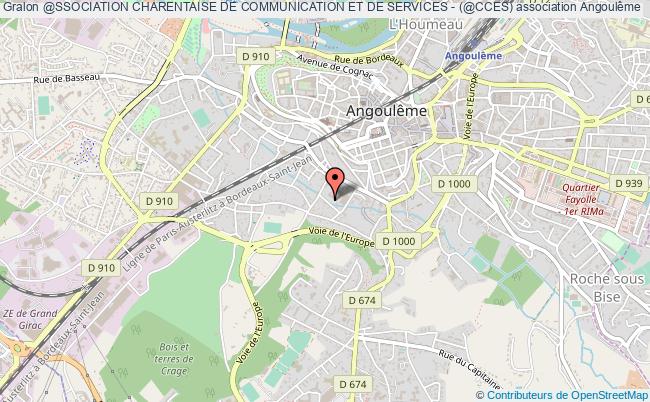 plan association @ssociation Charentaise De Communication Et De Services - (@cces) Angoulême