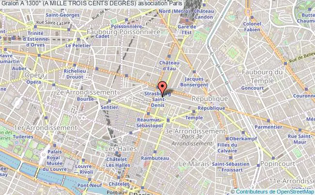 plan association A 1300° (a Mille Trois Cents Degres) Paris