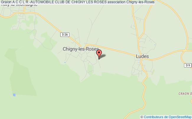 plan association A C C L R -automobile Club De Chigny Les Roses Chigny-les-Roses