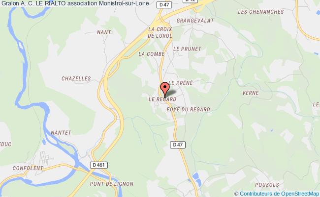 plan association A. C. Le Rialto Monistrol-sur-Loire