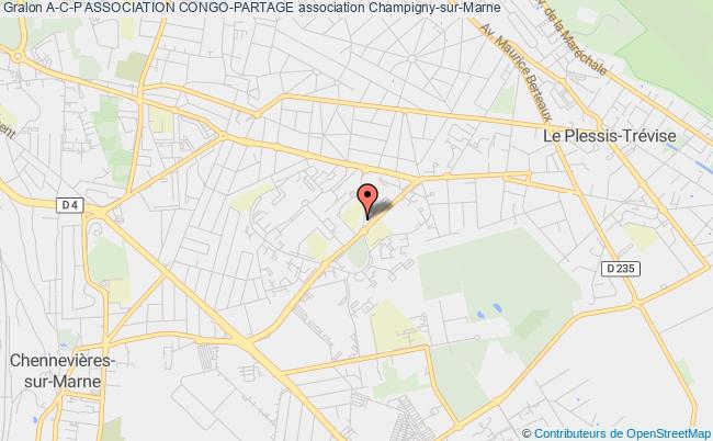 plan association A-c-p Association Congo-partage Champigny-sur-Marne