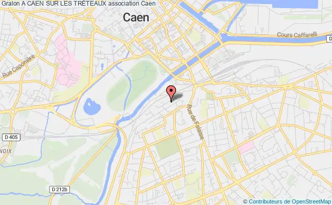 plan association A Caen Sur Les TrÉteaux Caen