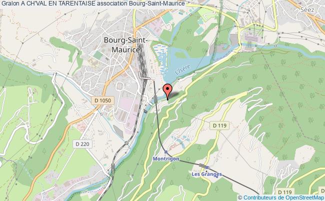 plan association A Ch'val En Tarentaise Bourg-Saint-Maurice