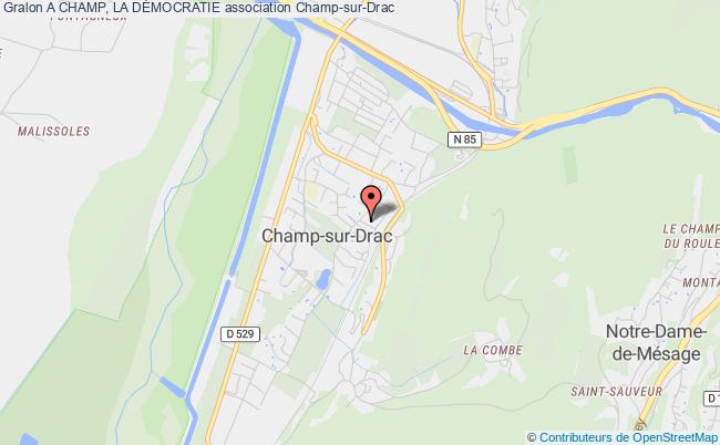 plan association A Champ, La DÉmocratie Champ-sur-Drac
