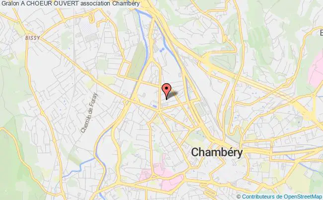 plan association A Choeur Ouvert Chambéry