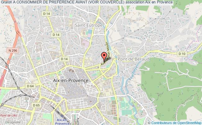 plan association A Consommer De Preference Avant (voir Couvercle) Aix-en-Provence