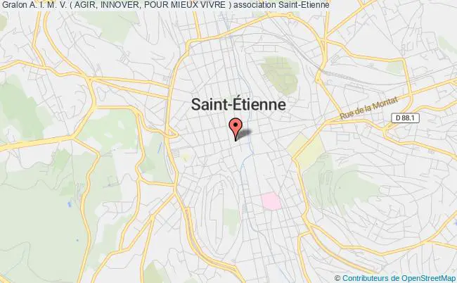 plan association A. I. M. V. ( Agir, Innover, Pour Mieux Vivre ) Saint-Étienne