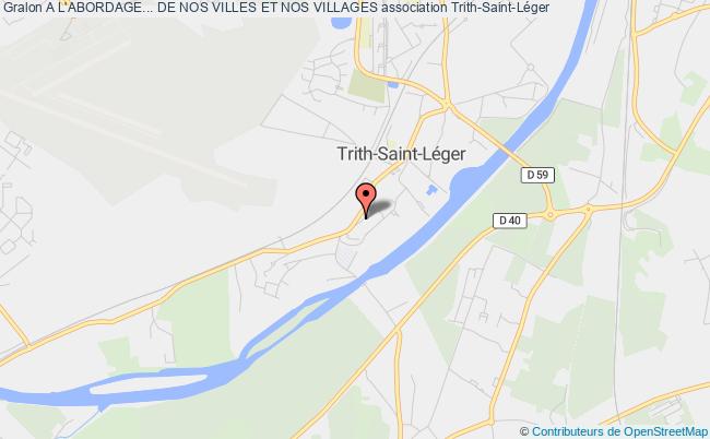 plan association A L'abordage... De Nos Villes Et Nos Villages Trith-Saint-Léger