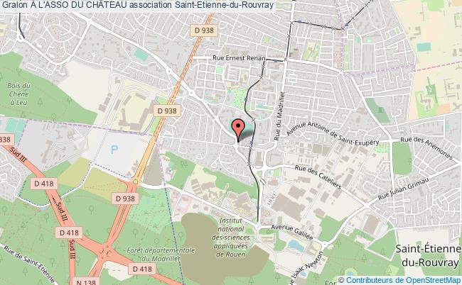 plan association À L'asso Du ChÂteau Saint-Étienne-du-Rouvray