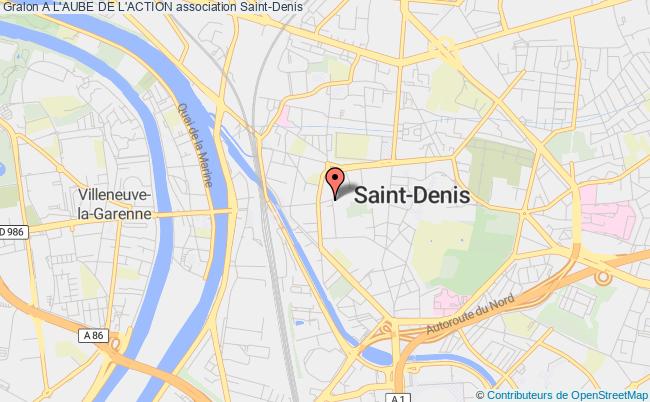 plan association A L'aube De L'action Saint-Denis