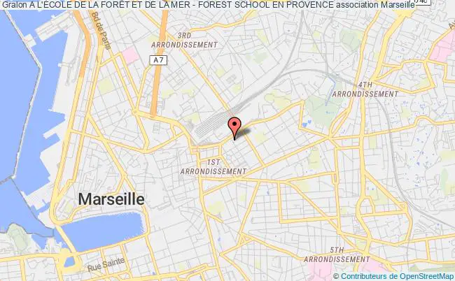 plan association A L'École De La ForÊt Et De La Mer - Forest School En Provence Marseille 1