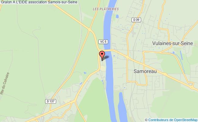 plan association A L'eide Samois-sur-Seine