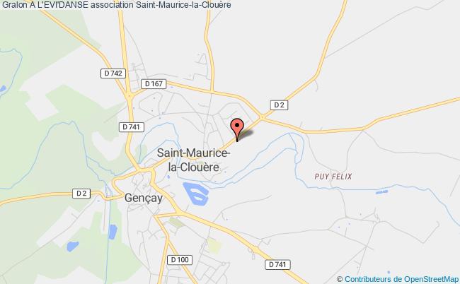 plan association A L'evi'danse Saint-Maurice-la-Clouère