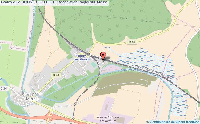 plan association A La Bonne Sifflette ! Pagny-sur-Meuse
