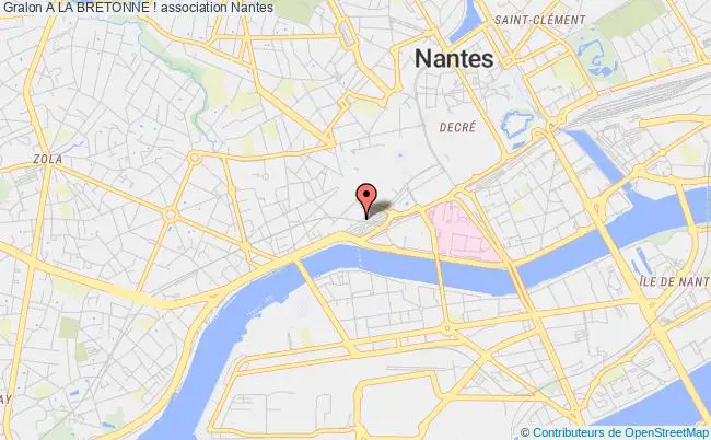 plan association A La Bretonne ! Nantes