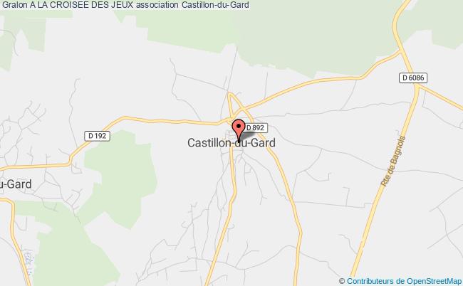 plan association A La Croisee Des Jeux Castillon-du-Gard