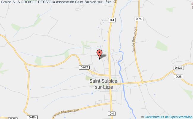 plan association A La CroisÉe Des Voix Saint-Sulpice-sur-Lèze