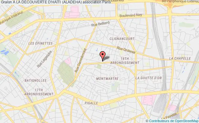 plan association A La DÉcouverte D'haÏti (aladeha) Paris