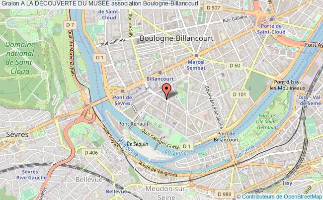 plan association A La DÉcouverte Du MusÉe Boulogne-Billancourt