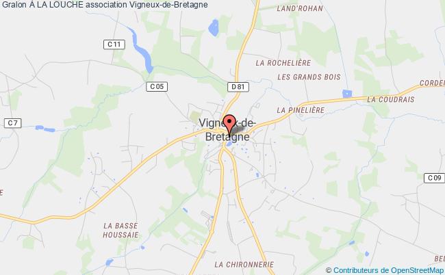 plan association À La Louche Vigneux-de-Bretagne