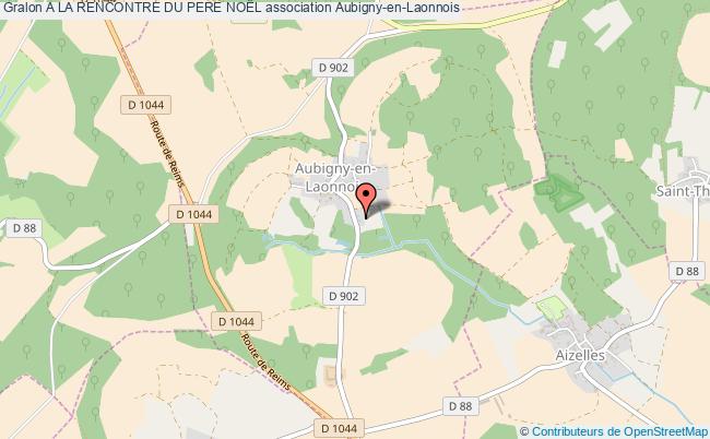 plan association A La Rencontre Du Pere NoËl Aubigny-en-Laonnois