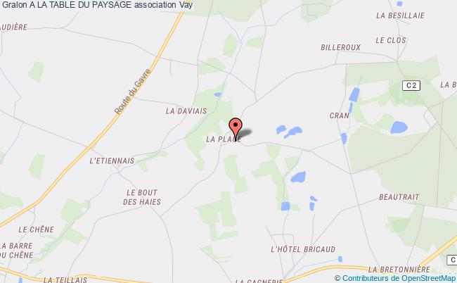 A LA TABLE DU PAYSAGE