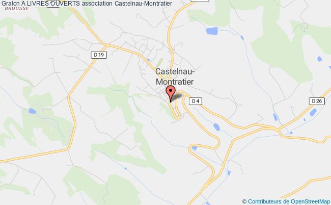 plan association A Livres Ouverts Castelnau-Montratier