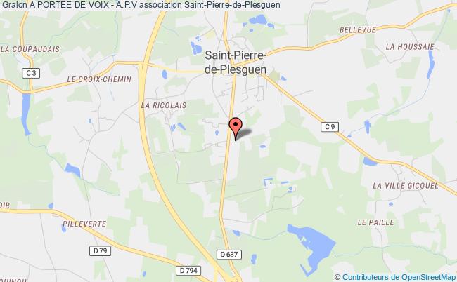 plan association A Portee De Voix - A.p.v Saint-Pierre-de-Plesguen