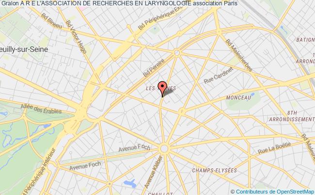 plan association A R E L'association De Recherches En Laryngologie Paris
