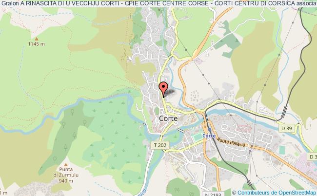 plan association A Rinascita Di U Vecchju Corti - Cpie Corte Centre Corse - Corti Centru Di Corsica Corte