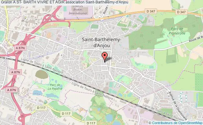 plan association A St- Barth Vivre Et Agir Saint-Barthélemy-d'Anjou