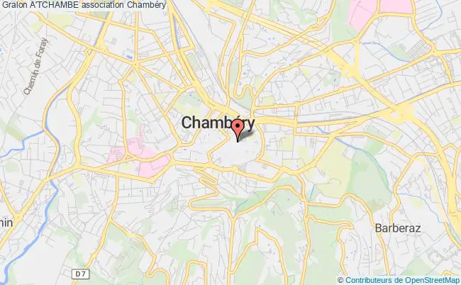 plan association A'tchambe Chambéry