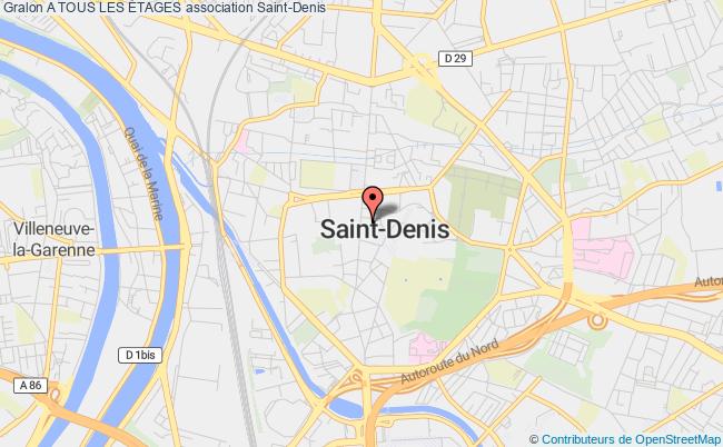 plan association A Tous Les Étages Saint-Denis