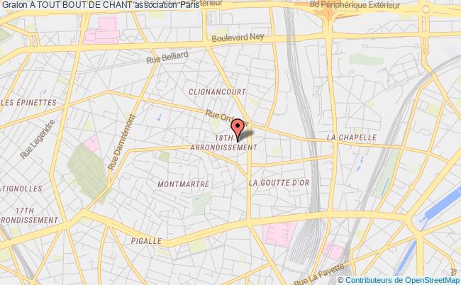 plan association A Tout Bout De Chant Paris 18e