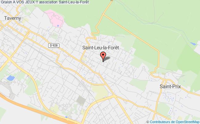 plan association A Vos Jeux !! Saint-Leu-la-Forêt