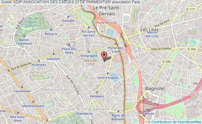 plan association A22p-association Des Cafdes 22 De Parmentier Paris