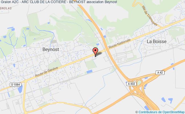 plan association A2c - Arc Club De La Cotiere - Beynost Beynost