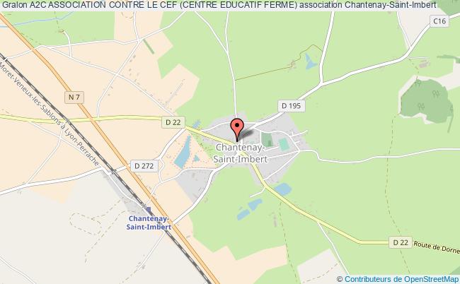 plan association A2c Association Contre Le Cef (centre Educatif Ferme) Chantenay-Saint-Imbert