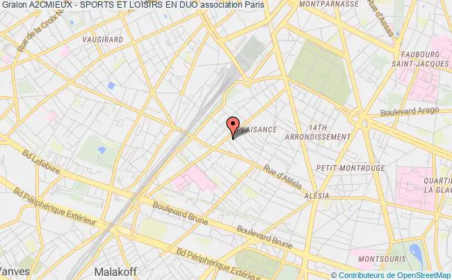 plan association A2cmieux - Sports Et Loisirs En Duo PARIS